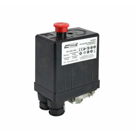AWTOOLS nyomáskapcsoló kompresszorhoz 230V 1/4"