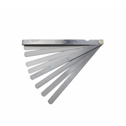 Hézagmérő készlet, 17 darabos, 200mm, 0.02-1.0mm, AWTOOLS