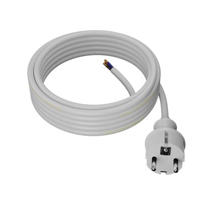 AWTOOLS kábel dugvillával 3 m 2x1,5 fehér H05VV-F