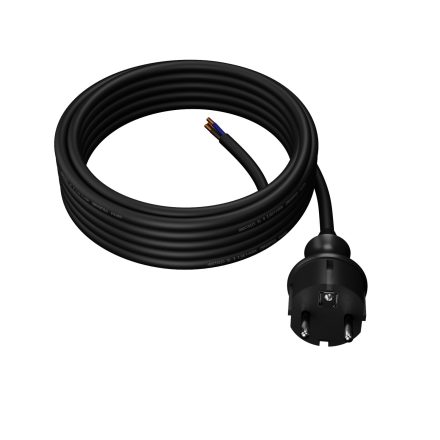 AWTOOLS kábel dugvillával 3 m 3x1,5 fekete H05VV-F