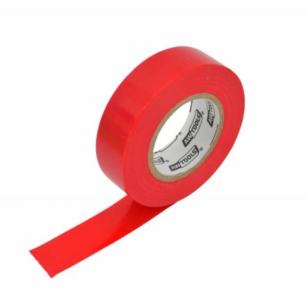 AWTOOLS szigetelő szalag, piros 19 mm x 20 m