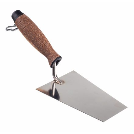 AWTOOLS rozsdamentes acél trapéz spatula 130mm parafa fogantyúval