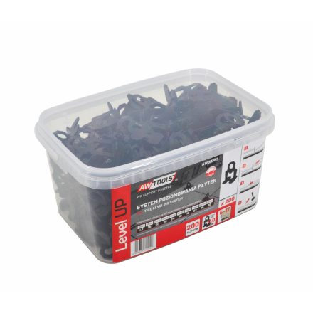 AWTOOLS szintező rendszer LP 2,0mm 200 (klipsz 6-17mm)