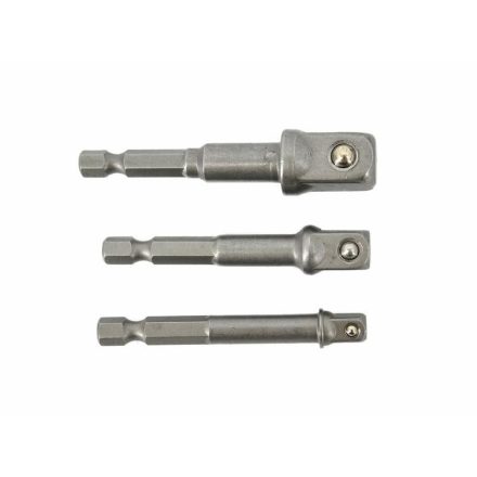 Bit adapter készlet dugókulcshoz 3 darabos 1/4"-3/8"-1/2", AWTOOLS