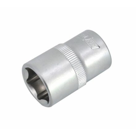 Hatszögletű (HEX) rövid dugókulcs 1/2", 10mm, BLACK LINE, AWTOOLS