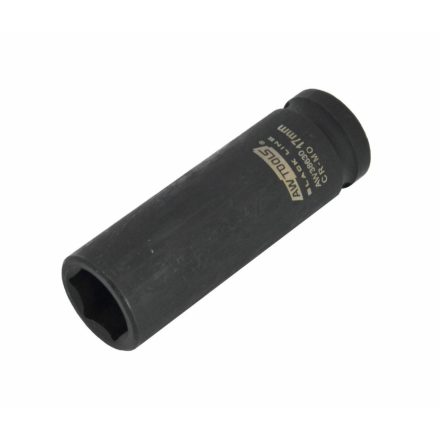 Gépi dugókulcs 1/2" hosszú 19mm BLACK LINE, AWTOOLS