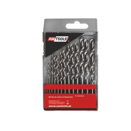 HSS-G fémfúrószár 13 db-os szett 1,5 - 6,5 mm, AWTOOLS