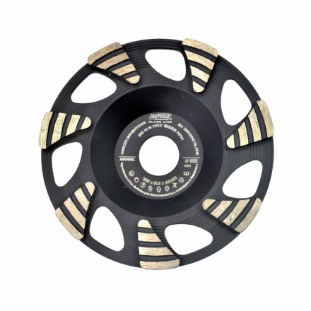 AWTOOLS BLACK LINE Gyémánt csiszoló tárcsa, TURBO DIAMOND 125 mm