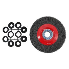   Hullámos drótkorong asztali köszörűhöz 32 x 200 mm, AWTOOLS