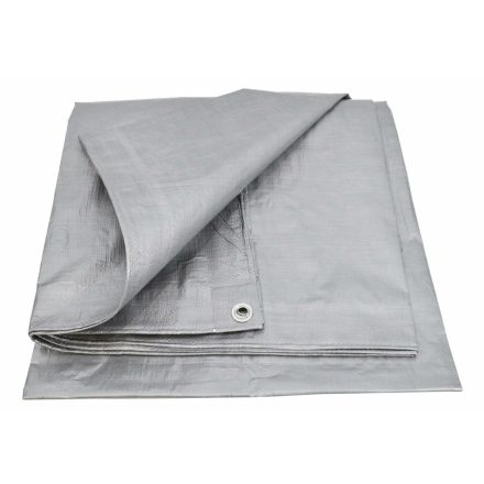 AWTOOLS takaróponyva, ezüst 120 g/m2, 10 m x 10 m