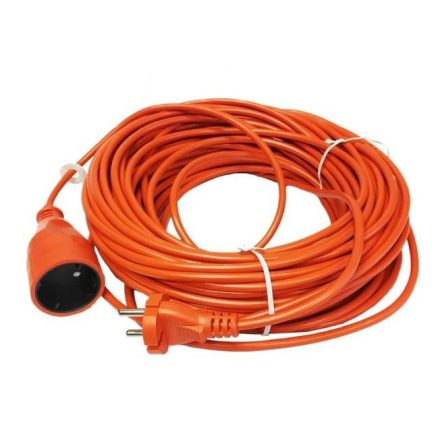 SZIGETELT HOSSZABBÍTÓ, NARANCS, 15 M,KÜLTÉRI/ 2x1,0mm / 10A / 230V / 2500W, AWTOOLS