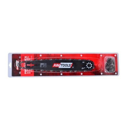 AWTOOLS vezetőlemez + 2x lánc 35 cm / 60 / 325" / 1,5 mm, CS520-hoz / BLACK LINE