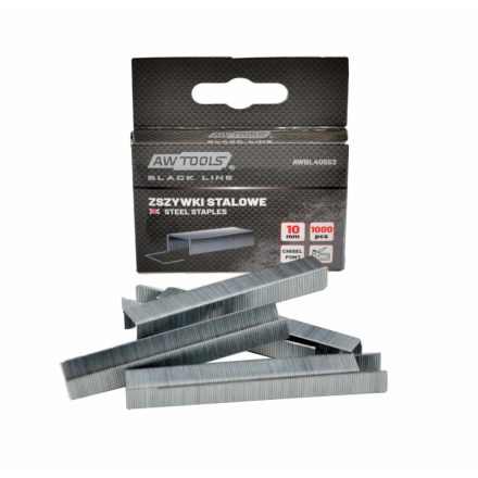 AWTOOLS BLACK LINE Tűzőkapocs 4mm / 11.4mm / 1000 db